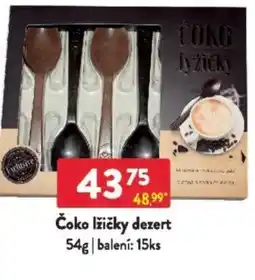Qanto Čoko lžičky dezert nabídka