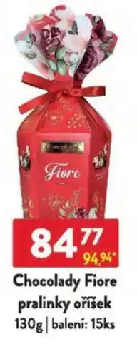 Qanto Chocolady Fiore pralinky oříšek nabídka