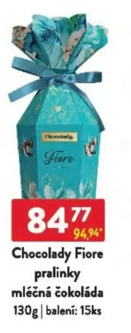 Qanto Chocolady Fiore pralinky mléčná čokoláda nabídka