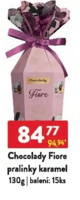 Qanto Chocolady Fiore pralinky karamel nabídka