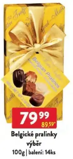 Qanto Belgické pralinky výběr nabídka