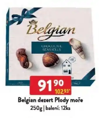Qanto Belgian dezert Plody moře nabídka