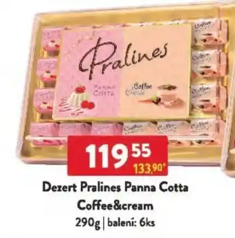 Qanto Dezert Pralines Panna Cotta Coffee&cream nabídka