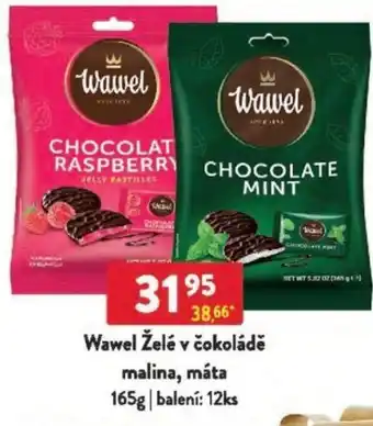 Qanto Wawel Želé v čokoládě malina, máta nabídka