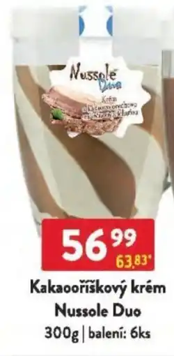 Qanto Kakaooříškový krém Nussole Duo nabídka