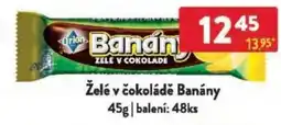 Qanto Želé v čokoládě Banány nabídka