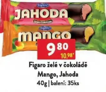 Qanto Figaro želé v čokoládě Mango, Jahoda nabídka