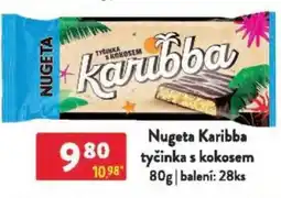 Qanto Nugeta Karibba tyčinka s kokosem nabídka