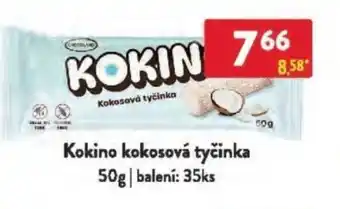 Qanto Kokino kokosová tyčinka nabídka