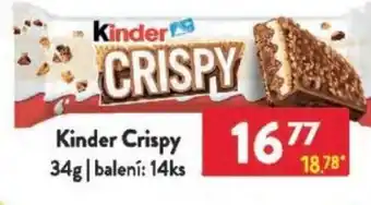Qanto Kinder Crispy nabídka