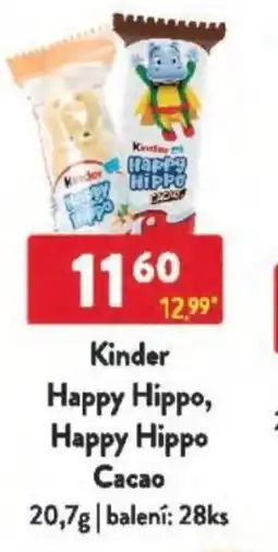 Qanto Kinder Happy Hippo, Happy Hippo nabídka