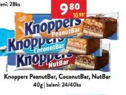 Qanto Knoppers PeanutBar, Coconut Bar, NutBar nabídka