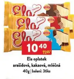 Qanto Ela oplatek arašídová, kakaová, mléčná nabídka