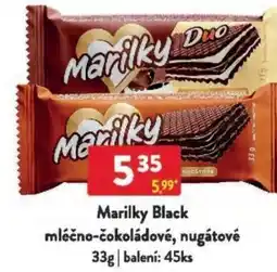 Qanto Marilky Black mléčno-čokoládové, nugátové nabídka