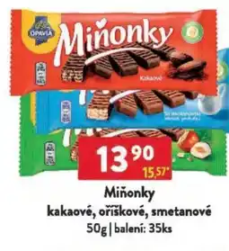 Qanto Miñonky kakaové, oříškové, smetanové nabídka