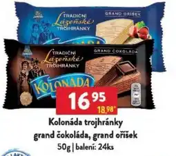 Qanto Kolonáda trojhránky grand čokoláda, grand oříšek nabídka