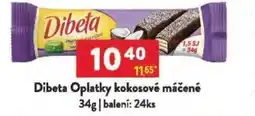 Qanto Dibeta Oplatky kokosové máčené nabídka