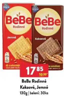 Qanto BeBe Rodinné Kakaové, Jemné nabídka