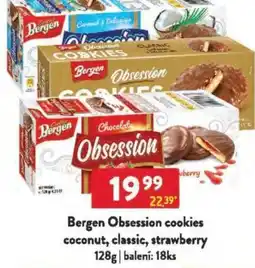 Qanto Bergen Obsession cookies coconut, classic, strawberry nabídka