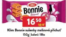 Qanto Klim Bonnie sušenky malinová příchuť' nabídka