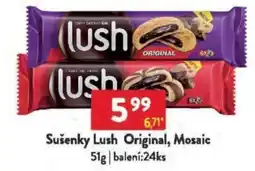 Qanto Sušenky Lush Original, Mosaic nabídka