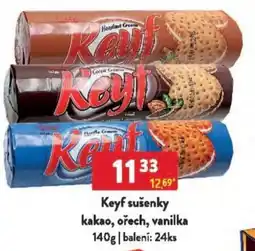 Qanto Keyf sušenky kakao, ořech, vanilka nabídka