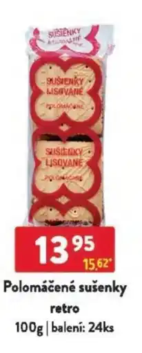 Qanto Polomáčené sušenky retro nabídka