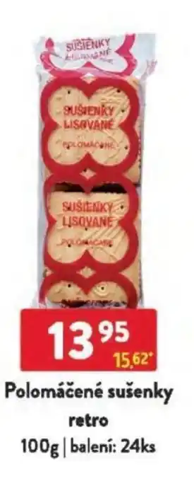 Qanto Polomáčené sušenky retro nabídka