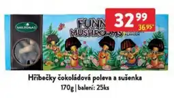 Qanto Hřibečky čokoládová poleva a sušenka nabídka