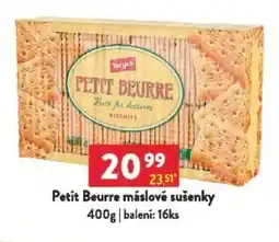 Qanto Petit Beurre máslové sušenky nabídka