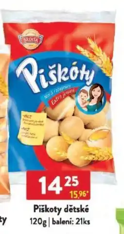 Qanto Piškoty dětské nabídka