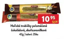Qanto Hořické trubičky polomáčené čokoládové, skořicovanilkové nabídka