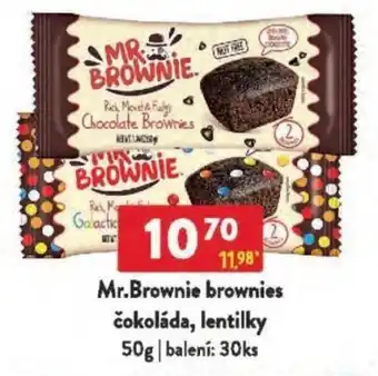 Qanto Mr.Brownie brownies čokoláda, lentilky nabídka