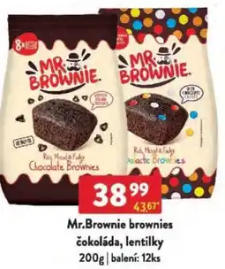 Qanto Mr.Brownie brownies čokoláda, lentilky nabídka