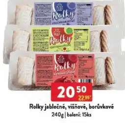 Qanto Rolky jablečné, višňové, borůvkové nabídka
