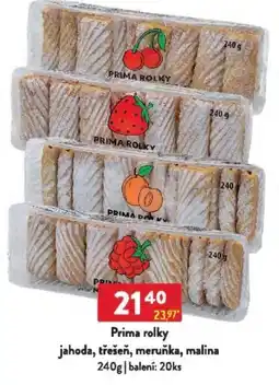 Qanto Prima rolky jahoda, třešeň, meruňka, malina nabídka