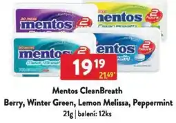 Qanto Mentos CleanBreath Berry, Winter Green, Lemon Melissa, Peppermint nabídka
