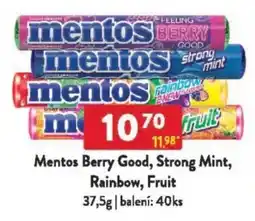 Qanto Mentos Berry Good, Strong Mint, Rainbow, Fruit nabídka