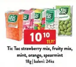 Qanto Tic Tac strawberry mix, fruity mix, mint, orange, spearmint nabídka