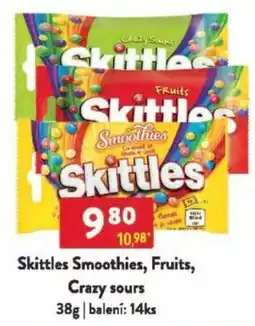 Qanto Skittles Smoothies, Fruits, Crazy sours nabídka