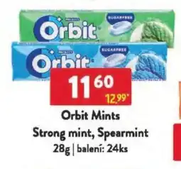 Qanto Orbit Mints Strong mint, Spearmint nabídka