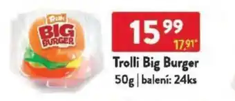 Qanto Trolli Big Burger nabídka