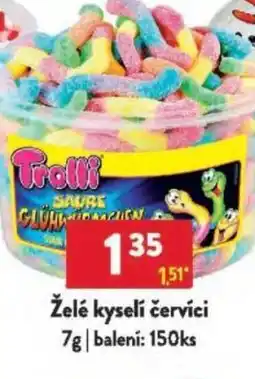 Qanto Želé kyselí červíci nabídka
