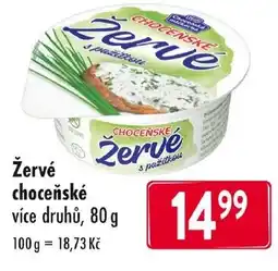 Qanto Žervé choceňské nabídka