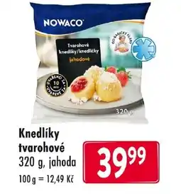 Qanto Nowaco Knedlíky tvarohové nabídka