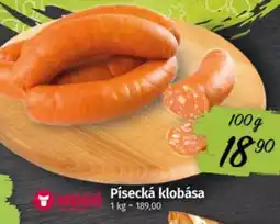 COOP TIP Písecká klobása nabídka