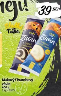 COOP TIP Makový/Tvarohový závin nabídka