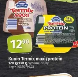 COOP TIP Kunín Termix maxi/protein nabídka