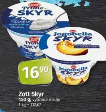 COOP TIP Zott Skyr nabídka