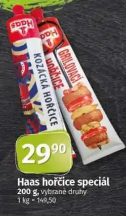 COOP TIP Haas hořčice speciál nabídka